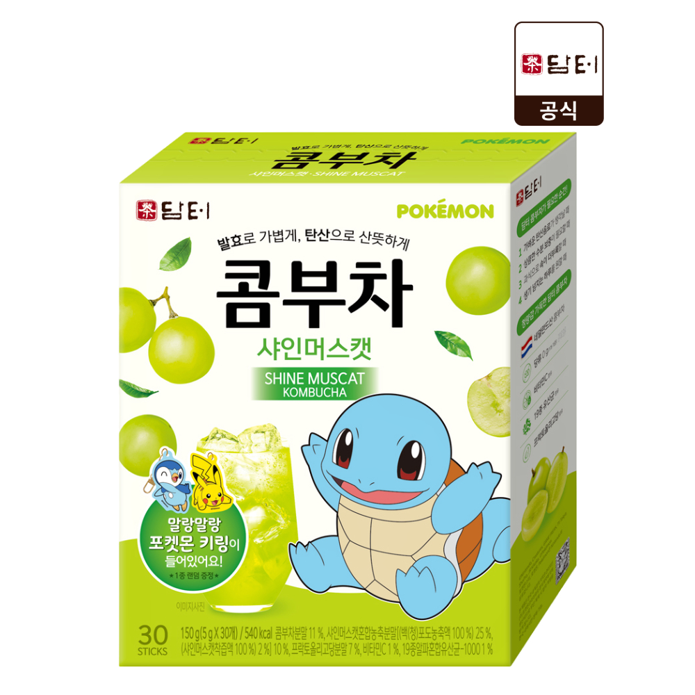 담터 포켓몬 콤부차 샤인머스캣 성분 분석