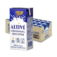 얼티브 오리지널 식물성 단백질 고칼숨 190ml x 24개입 (1박스)