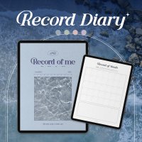 [OMW] Record Diary 굿노트 일기장 / 4컬러 (아이패드 굿노트 속지)