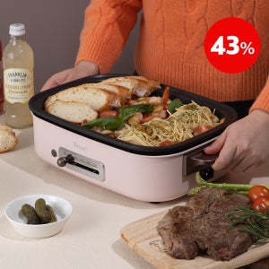 [플랫 플레이트 구성] 엔유씨 멀티 전기 그릴 슬림 Slim NMG-303K