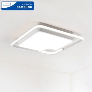 LED 퓨어 사각 방등 50W 방등 거실 안방 형광등 조명 전구