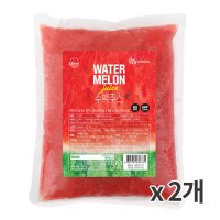 [냉동]복음자리 수박주스1kg 2개묶음