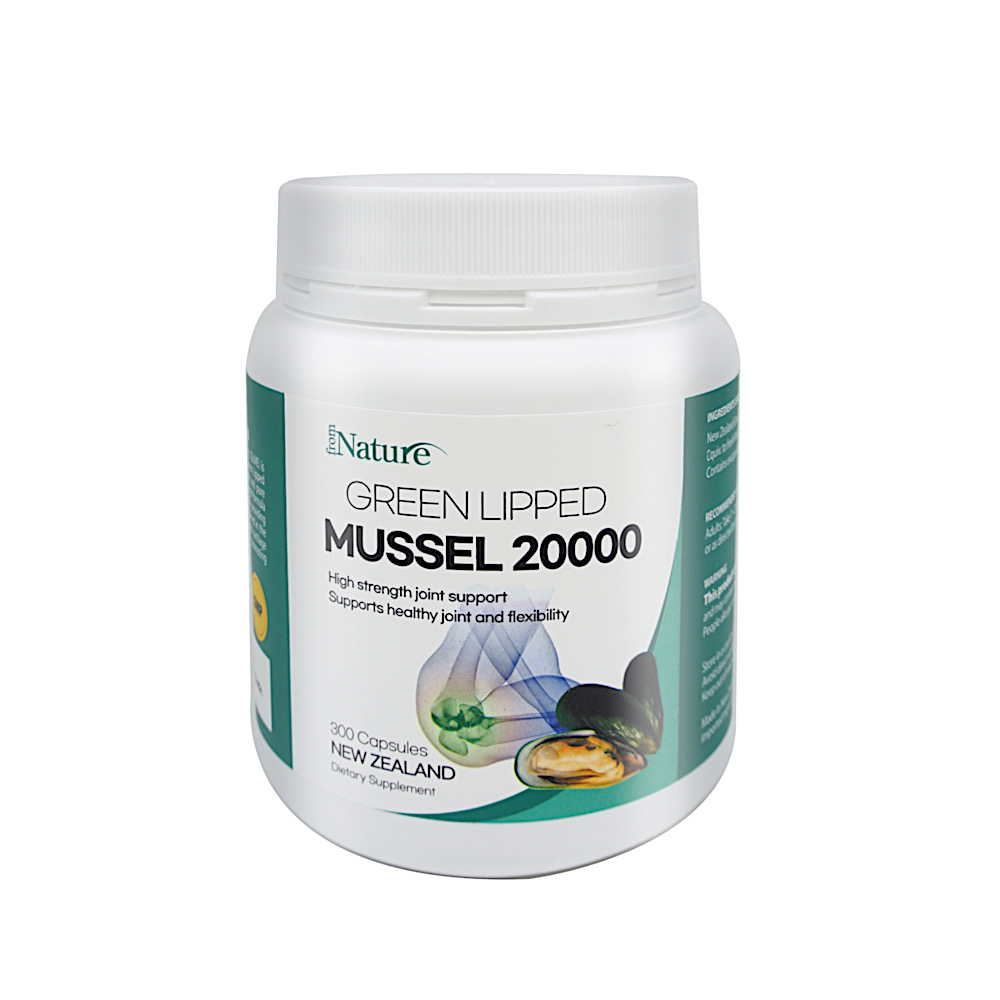 뉴질랜드 프롬네이처 초록입홍합 Green Lipped Mussel 20000 300캡슐