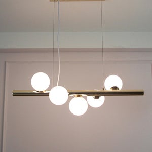 LED 모던한 인테리어 홈카페 가성비 조명등 빙글 5등 펜던트