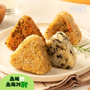 아임닭 바쁘닭 현미+찹쌀주먹밥 100g 7종 20팩 / 냉동 간편식 아침