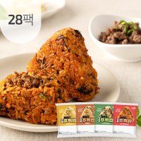 아임닭 바쁘닭 현미주먹밥 100g 4종 28팩 / 냉동 간편식 아침