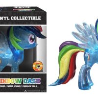 Funko My Little Pony Rainbow Dash Vinyl Figure Clear Glitter (SDCC Amazon Exclusive)