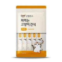 굿밸런스 짜먹는 고양이간식 츄르 치킨 5p