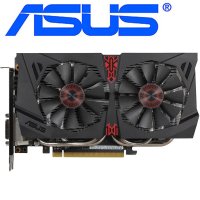 ASUS GTX960 4GB 그래픽 카 nVIDIA 용 128Bit GDDR5 비디오 Geforce GTX 960 4G HDMI DVI GTX960-4GB 중고