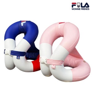 1+1 휠라 워니프렌즈 구명조끼 넥자켓 넥튜브 이중튜브 부력복 유아 어린이 25KG