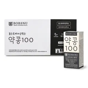 밥스누 포스트바이오틱스 약콩100, 190ml, 24개