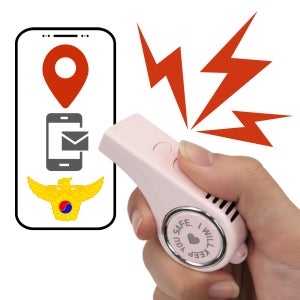 버튼 한번 가족 경찰 즉시 파악 구조요청문자 자동전송 여성 학생 학교호신용품 팅벨SOS+