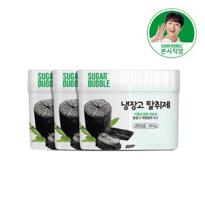 슈가버블 식물성 탈취 성분&참숯 이중탈 냉장고탈취제 380g, 3개