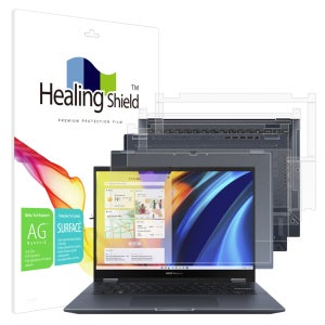 에이수스 비보북 S 14 플립 TN3402 저반사 액정보호필름1매 외부3종