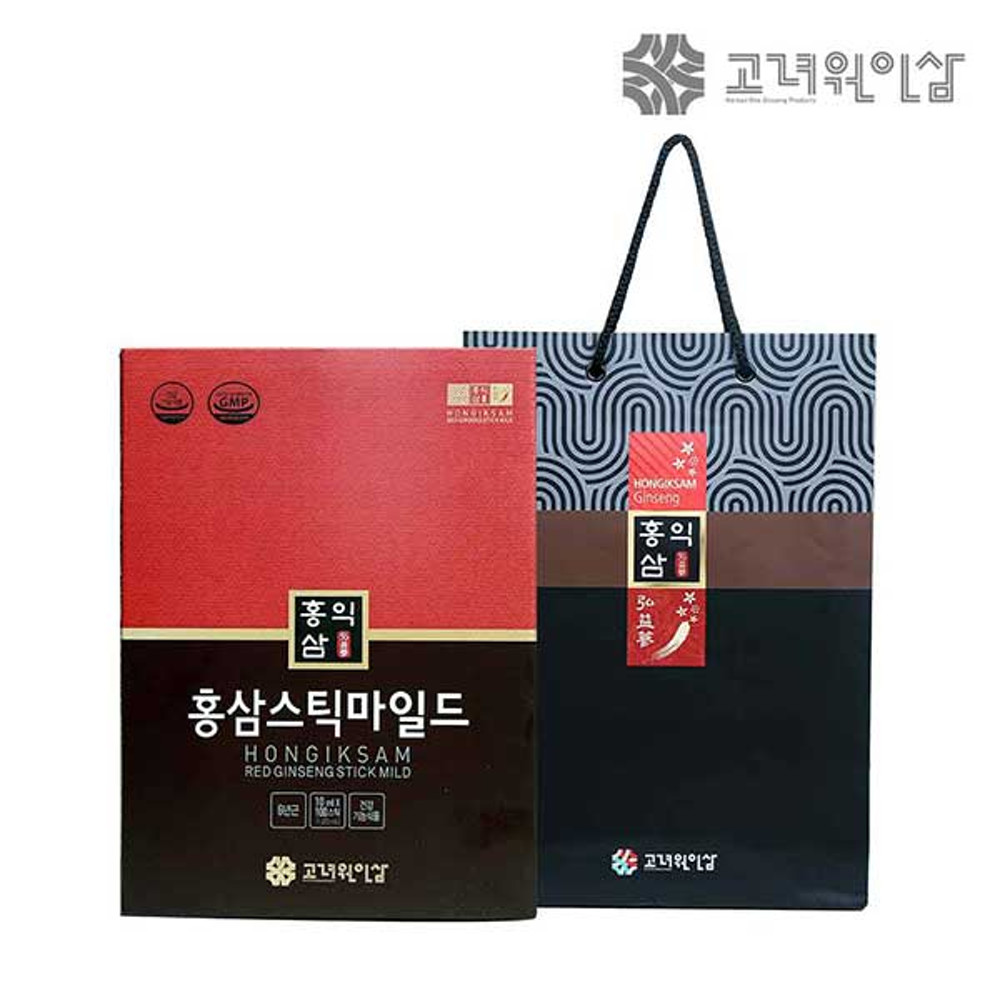 홍익삼 홍삼스틱마일드 국산 6년근 홍삼 10mlX100포 홍삼선물세트
