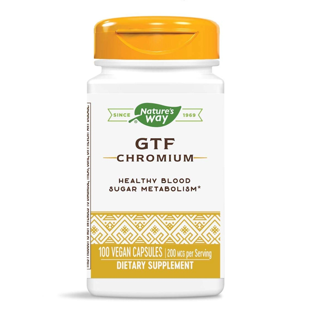 <b>네이쳐스웨이</b> GTF <b>크롬</b> 200mcg 100캡슐