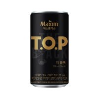 [중앙몰] 맥심 TOP 티오피 더 블랙 200ml 30캔 커피 음료 캔커피