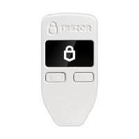 Trezor 모델 원 코인 암호화 하드웨어 지갑 화이트