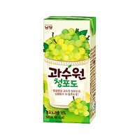 [중앙몰] 남양 과수원 청포도 190ml 24팩 과즙 주스 팩음료