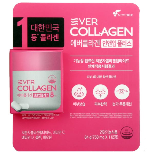 에버콜라겐 인앤업플러스 750ml x 112정 코스트코