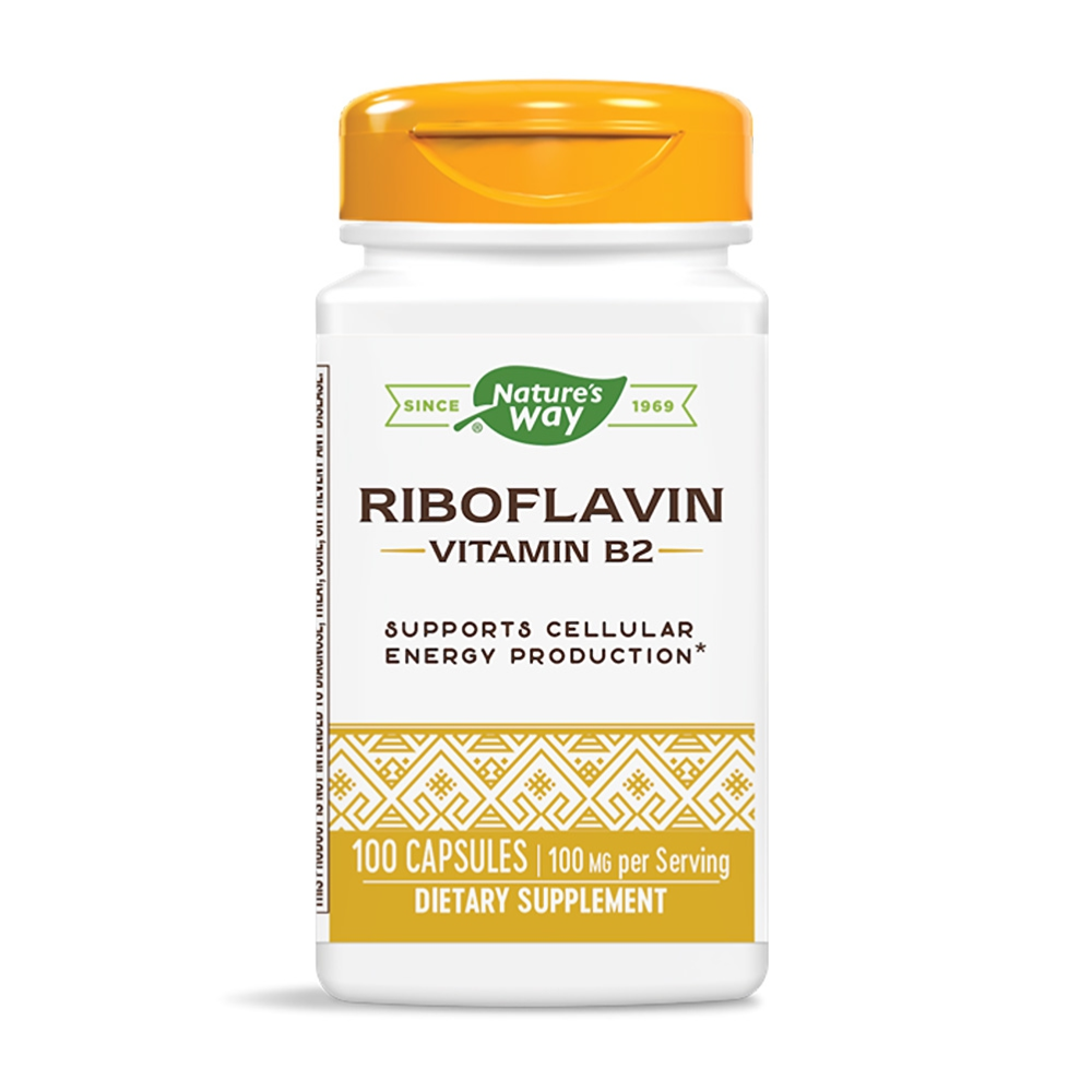 네이쳐스웨이 <b>리보플라빈 비타민</b>B2 100 mg 100캡슐