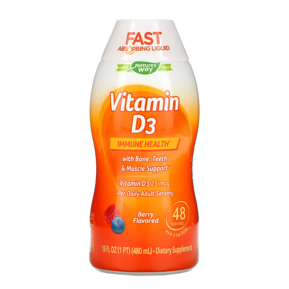 <b>네이쳐스웨이 비타민 D3</b> 베리 25mcg 480ml