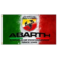 3x5ft Abarth 자동차 깃발