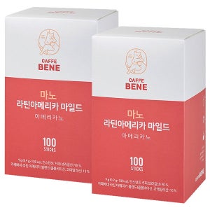 카페베네 마노 라틴 아메리카 마일드 아메리카노 100T 2개