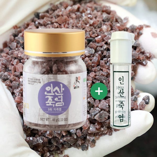 인산죽염 9회 자죽염 고체 죽염 60g