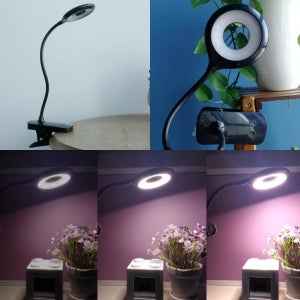 클립스탠드 led집게스탠드 자바라스탠드 조명 독서등 미니