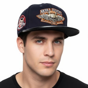 에임피크 s127 명품모자 남녀공용 스컬 스냅백 aimpeak 빅사이즈 커플 선물