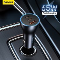 Baseus 65w 범용 차량용 충전기 25w pd iphone 13 14 pro 3