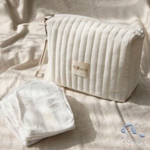 [포니쿠니] 프리미엄 간편 위생 면 기저귀 가방 유모차 거치용 파우치 (S,M2종 택1)