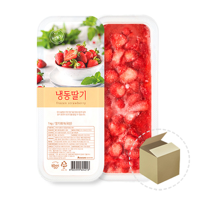 청솔 냉동가당딸기 1kg /냉동