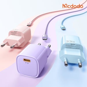 맥도도 GaN PD3.0 PPS 33W 초고속 미니 충전기+8핀 PD 케이블 CH352