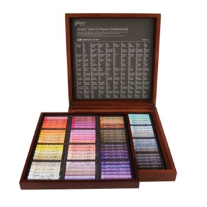 문교 소프트 오일파스텔 MOPV-120W 120색 목함케이스