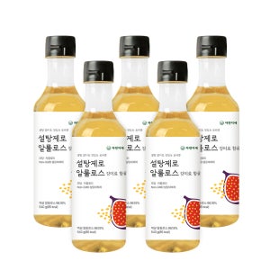 [설탕대체 대체당] 자연지애 설탕제로 알룰로스 시럽 540g, 5개