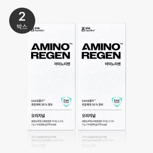아미노리젠 오리지널 아미노산 보충제 (3가지맛) 레몬, 14포, 2개
