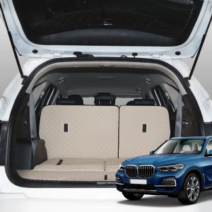 BMW X5 트렁크매트 G05 7인승 퀼팅 차박매트 가죽 커버