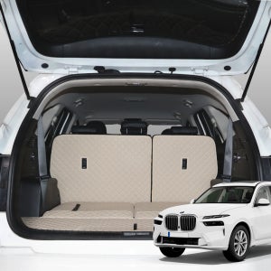 BMW X7 퀼팅 트렁크매트 6인승 7인승 G07 차박 가죽