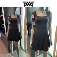 PXG 여성 민소매 골프원피스 Eclipse Knitted Pleat Dress