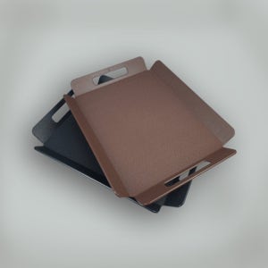 사각 스낵 쟁반 손잡이형 논슬립 직사각 트레이 빵집 트레이