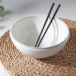 시라쿠스 메이플 도자기 라면 우동 국수 그릇 면기