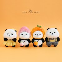 복숭아펜더 양모펠트 diy 세트 인형 만들기 공예 취미