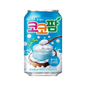 [중앙몰] 코코팜 화이트 요구르트 340ml 24캔 뚱캔 과즙 음료수 캔음료