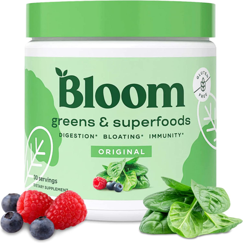 Bloom Nutrition 여성 프로바이오틱스 <b>슈퍼 그린 파우더</b> 30일분