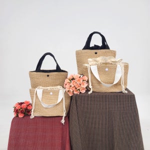 고급수제 이너파우치 세트 라탄가방 왕골가방