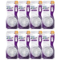 Avent 아벤트 네츄럴 티트 페스트 앤 미디움 플로우 6개월용 8팩