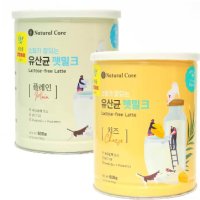 네츄럴 코어 유산균 펫밀크 파우더 600g - 플레인1 + 치즈1