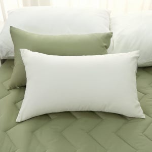 포레스트 캠핑 휴대용 베개 수납백 포함 먼지없는 고밀도 옥수수솜 사계절베개 30x50